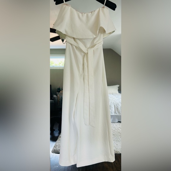 Aritzia flutter off shoulder jumpsuit - Picture 2 of 3